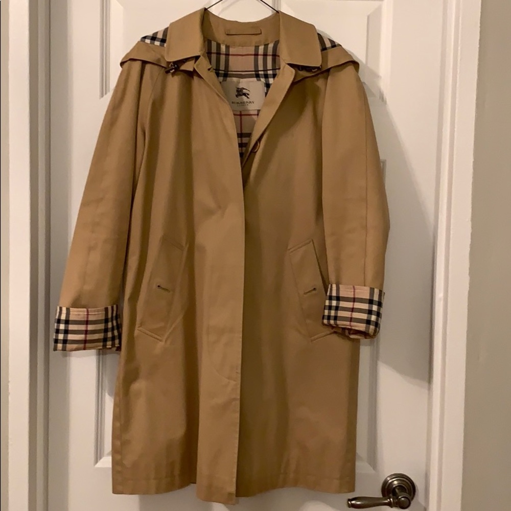 Burberry Hooded Raincoat
